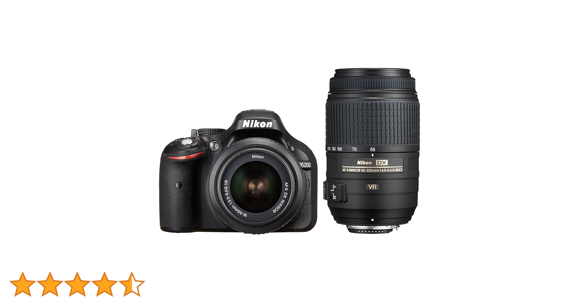 専用【極美品】Nikon D5200 ダブルズームキット デジタル一眼レフカメラ Amazon | Nikon デジタル一眼レフカメラ D5200 ダブルズーム